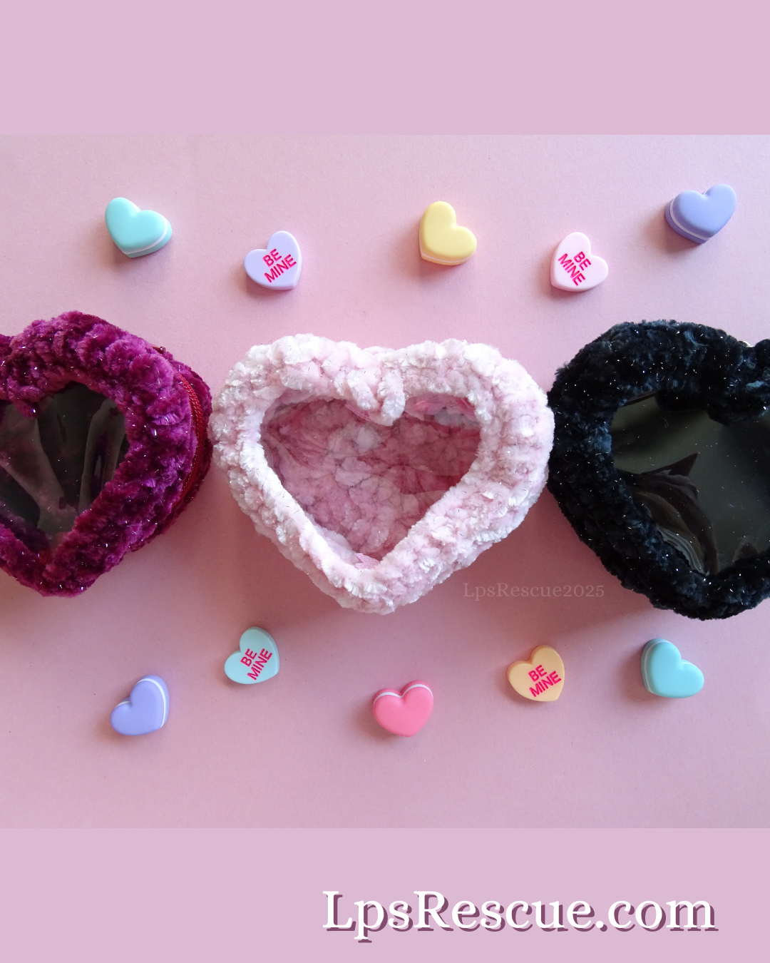 "Luxuries of Love" - Velvet Heart Keychain