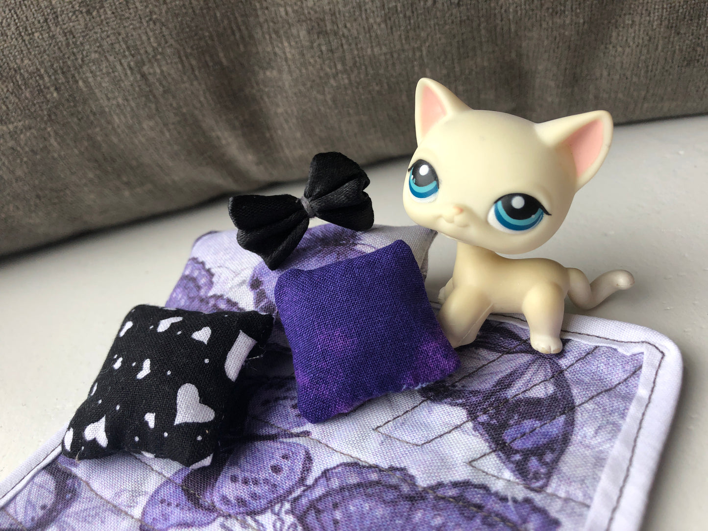 "Pawsitively Purple" - Handmade Accessory Set