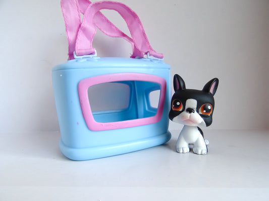 Lps Boston Terrier 63 Portable Pet Set