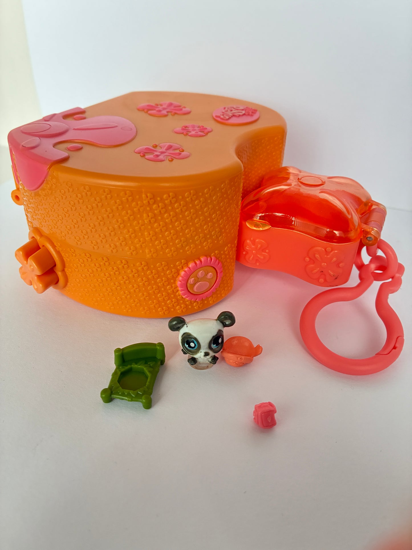 Rare Lps Teeniest Tiniest Pet Shop Compact Playset - With Original Panda
