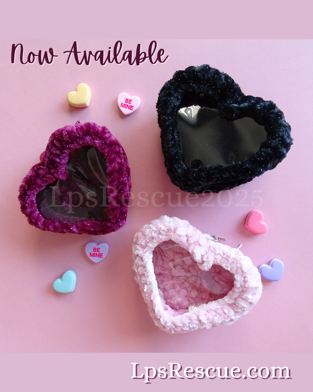 "Luxuries of Love" - Velvet Heart Keychain