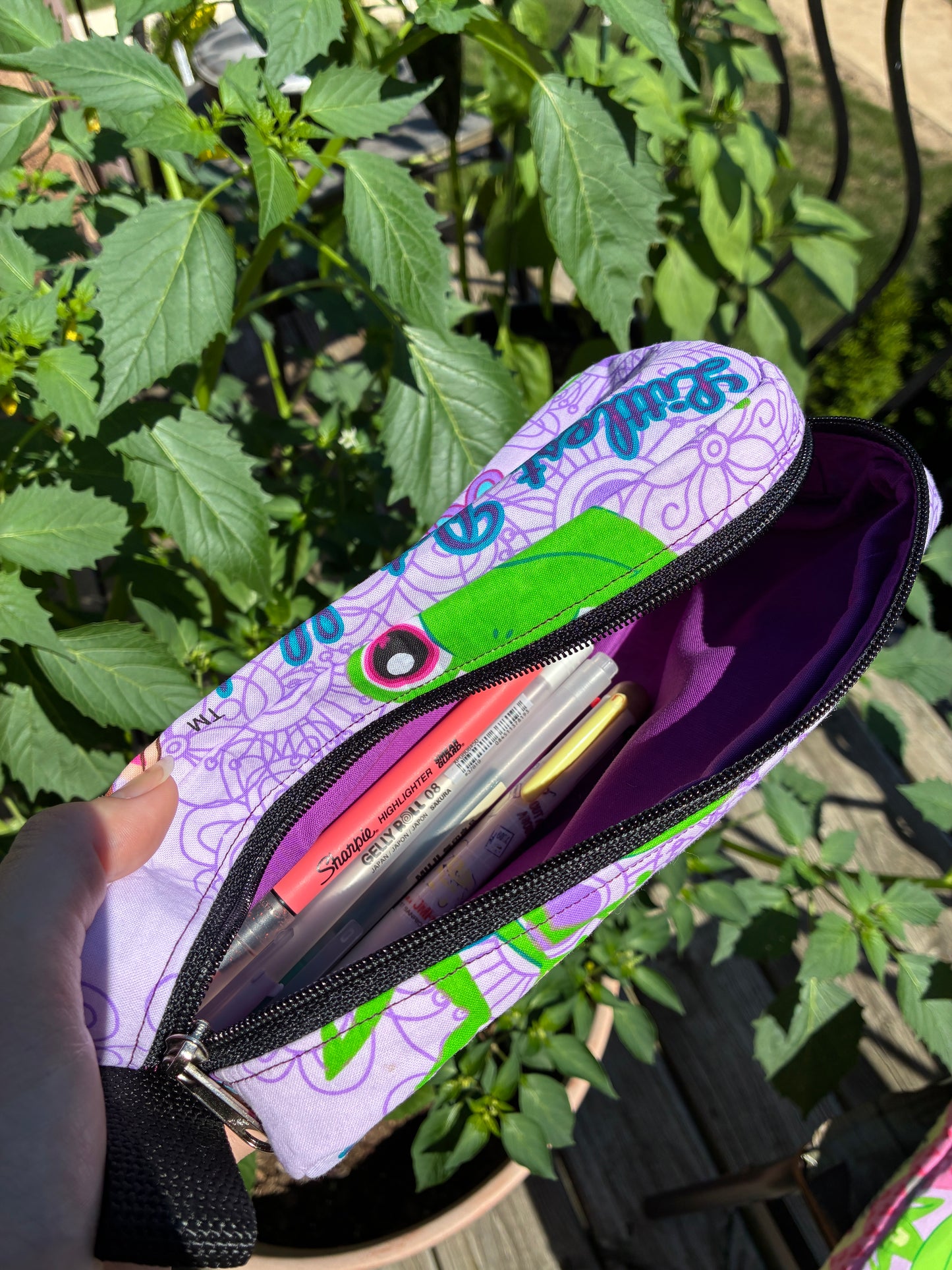 Handmade Pencil Case/Make-up Pouch - Discontinued Littlest Pet Shop Fabric