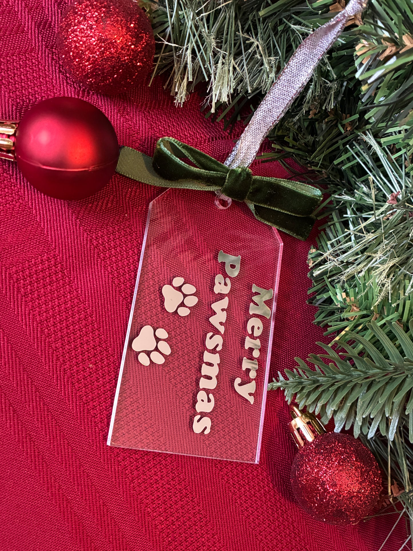 "Merry Pawsmas" Christmas Ornament