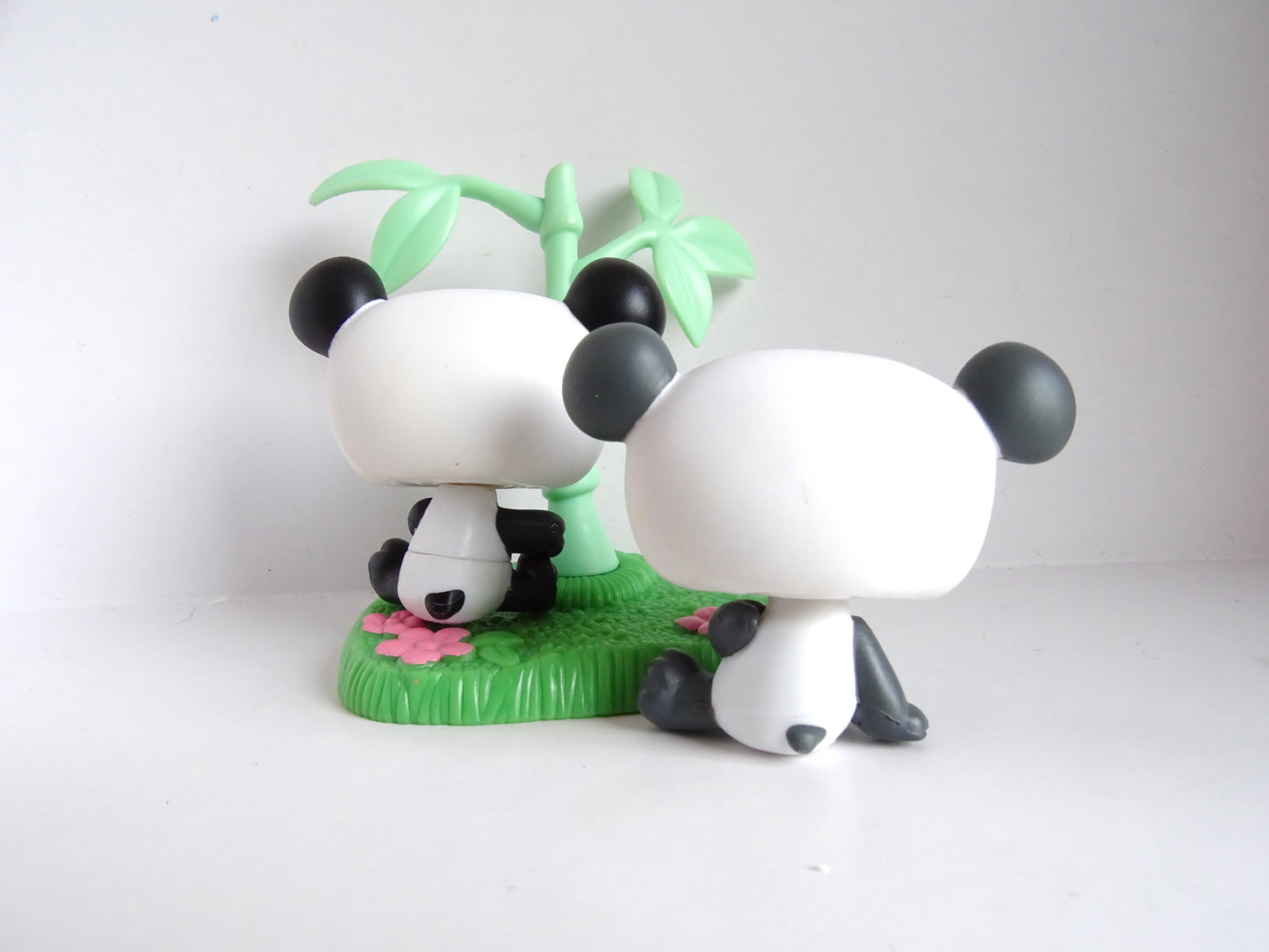 Lps pandas 89 and 90 with Bamboo Stand