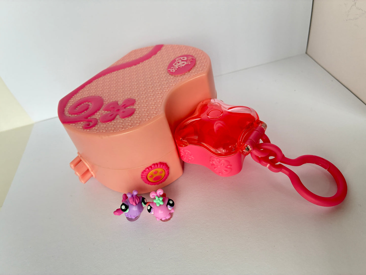 Rare Lps Teeniest Tiniest Pet Shop Compact Playset - With Butterflies