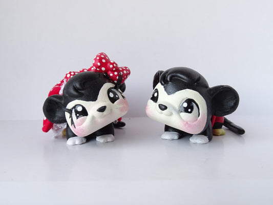 Minnie and Mickey Mouse Inspired Lps Custom Figure