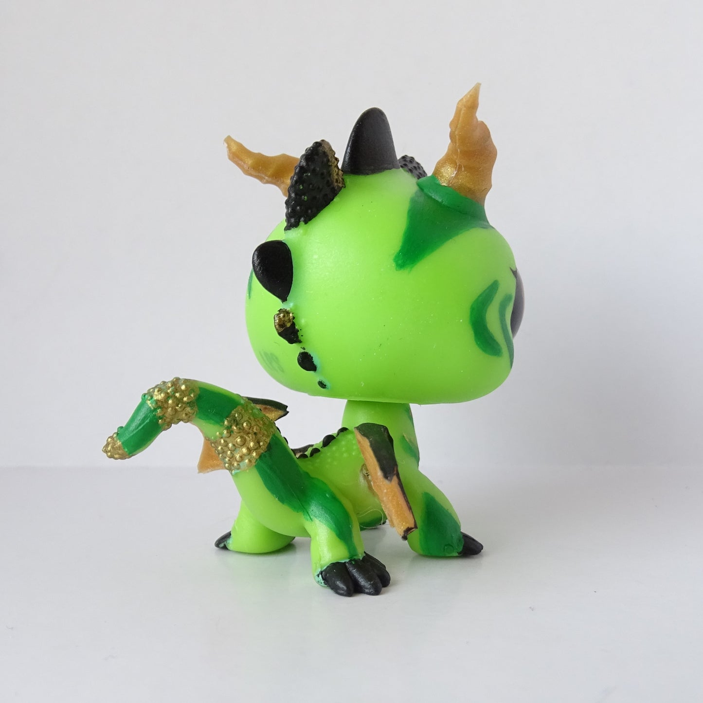 Green and Gold Dragon Partial Lps Custom Figure