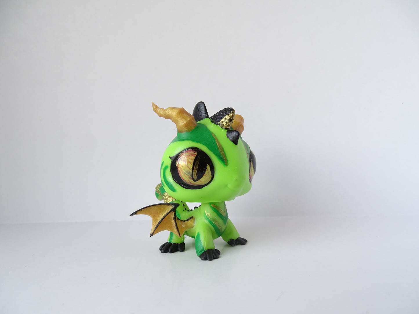 Green and Gold Dragon Partial Lps Custom Figure