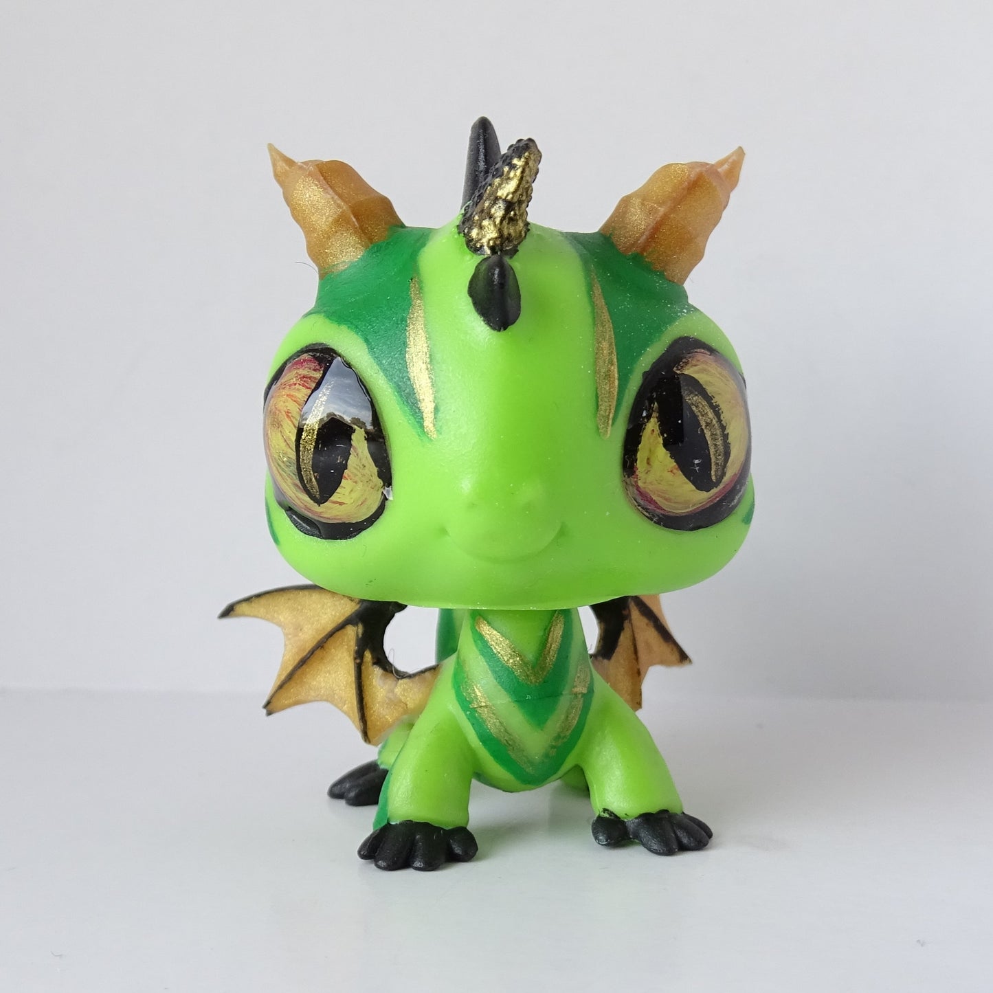 Green and Gold Dragon Partial Lps Custom Figure