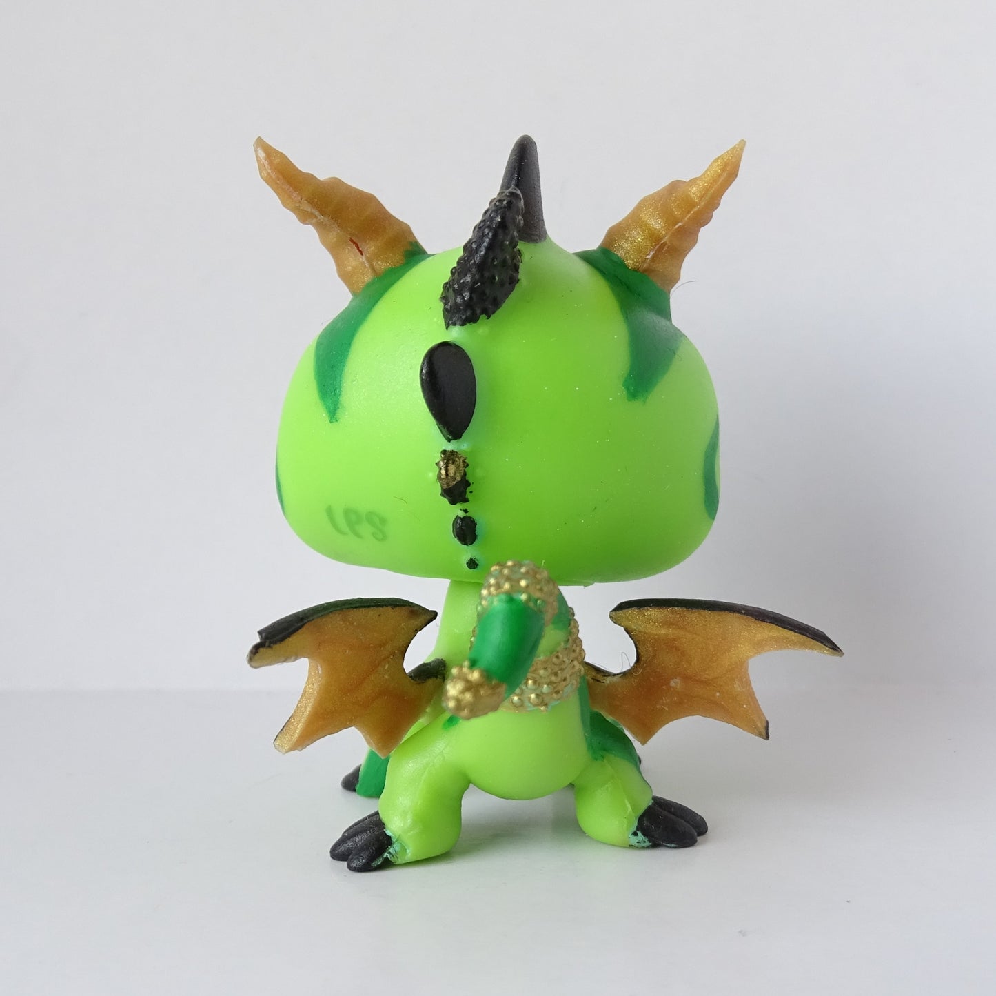 Green and Gold Dragon Partial Lps Custom Figure