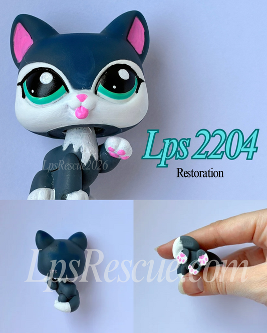 Lps 2204 Paw Up Cat (Restoration)