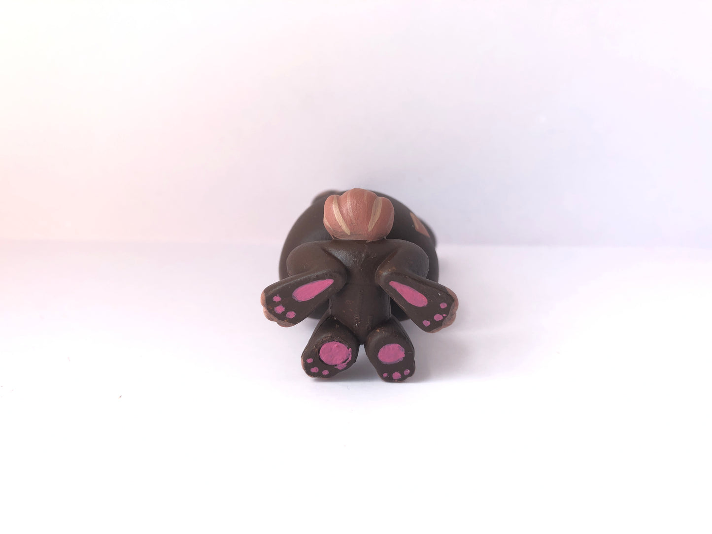 Lps Custom Chocolate Bunny Rabbit (Hand Painted OOAK Littlest Pet Shop Figure for Display)