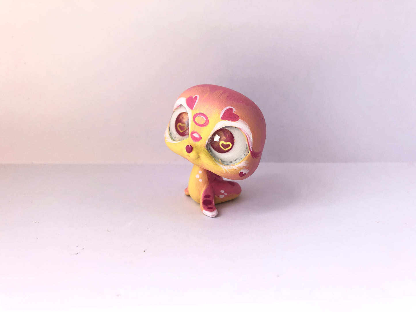 Strawberry Lemonade Seal Lps Custom (Hand Painted OOAK Littlest Pet Shop Figure for Display)