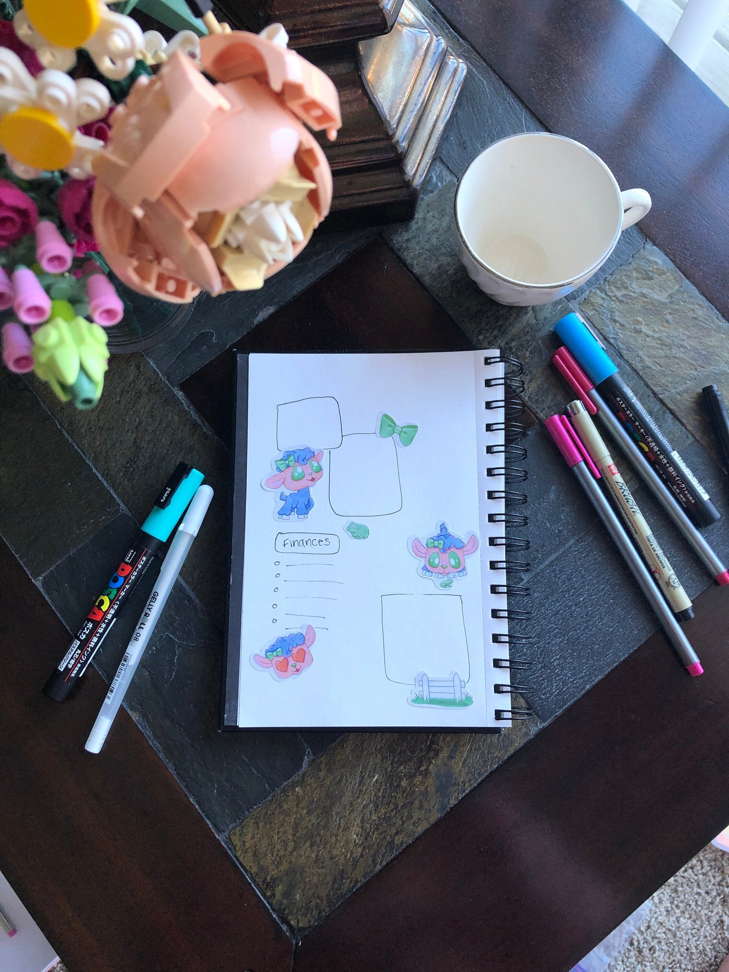 Froggy Friend Sticker Sheet - Cute Sheep Stickers for your Bullet Journal, Planner, Scrapbook, Notebooks, Decoration, and More