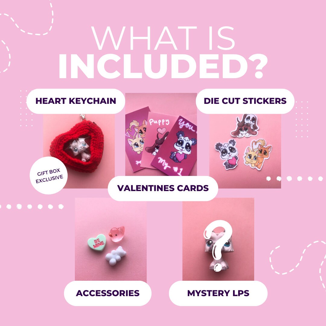 Lps Valentines Gift Box - Limited Edition Valentines themed gift for Lps fans and collectors