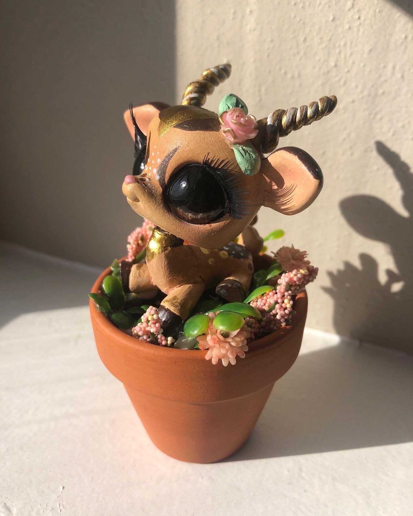 Lps Custom Garden Deer (Hand Painted OOAK Littlest Pet Shop Figure for Display)