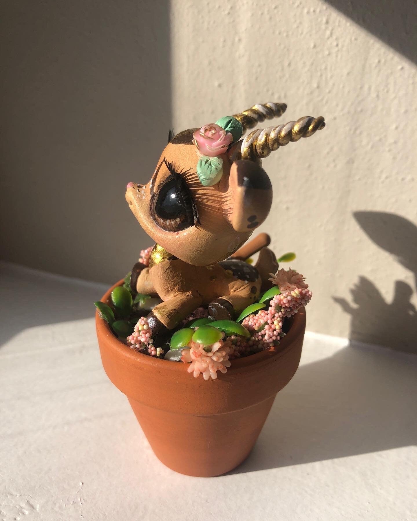 Lps Custom Garden Deer (Hand Painted OOAK Littlest Pet Shop Figure for Display)